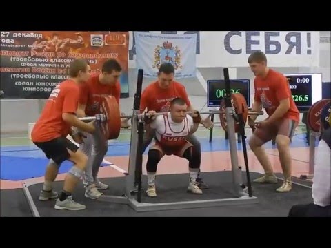 Fedosienko Sergey RAW total 670kg@59kg, Championship of Russia 2015