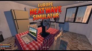 エアコンのない42℃のヨーロッパで　14日間生き延びるゲーム　Europe Heatwave Simulator