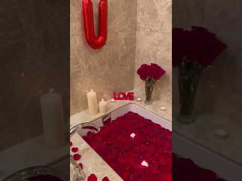 Beautiful Jacuzzi Setup🥀🥀 #foryou #boston #capecod #romantic #jacuzzi #datenight #hoteldecor