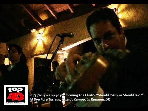 2015.01.31: Top 40 performs "Should I Stay or Should I Go?"