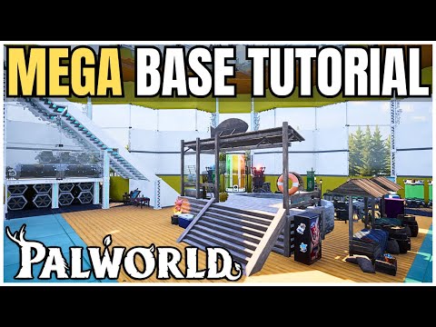 The Ultimate Palworld Base Build! Tutorial & Building Tips: Storage & Fishing (Part 5)
