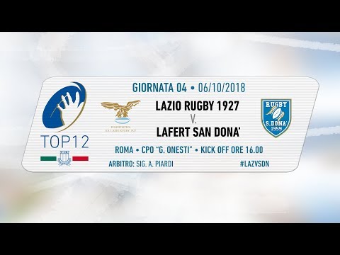 TOP12 2018/19, Giornata 4 - Lazio Rugby 1927 v Lafert San Donà