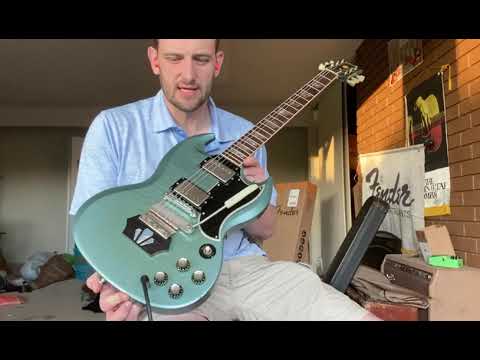 1961 Gibson Les Paul (SG) Pelham Blue - Pelham Blue image 17