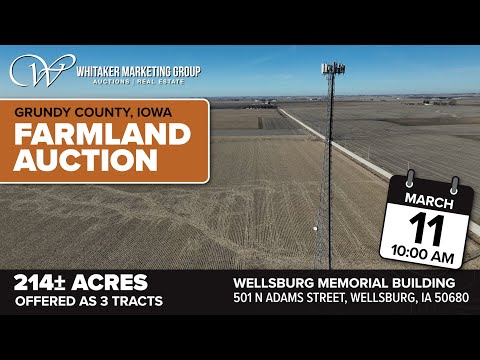 Grundy County Iowa 214 +/- Acres for Sale