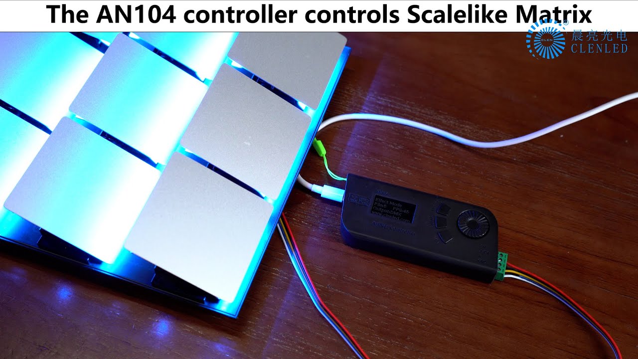 The AN104 controller controls Scalelike Matrix