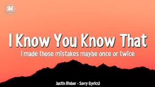 Download lagu i know you know that i made those mistakes maybe once or twice lyrics mp3