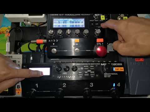 MIDI communication problem between Boss MS3 & Boss GT1000 Core.