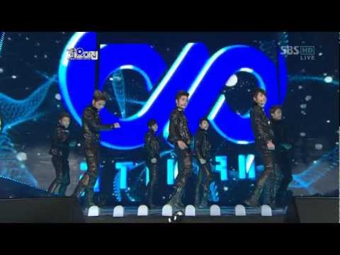 [HD] 111229 Infinite - Dance Intro + Paradise + Be Mine (SBS Gayo Daejun)