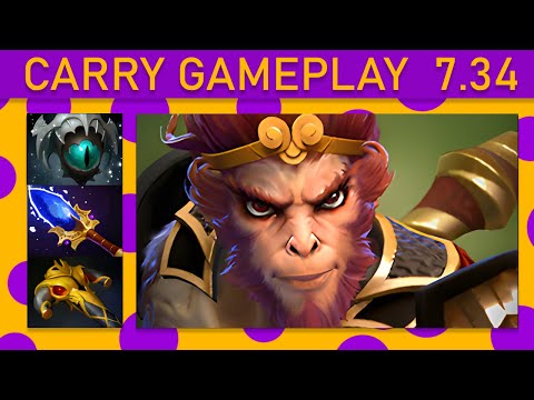 🌟25+ Kills! Sneyking Monkey King Carry Gameplay - Dota 2 Top MMR