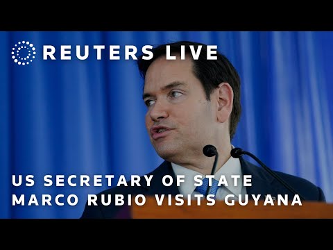 LIVE: US Secretary of State Marco Rubio speaks alongside Guyana president
