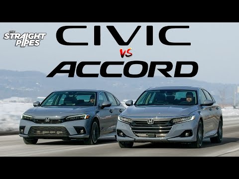 2022 Honda Civic vs 22 Honda Accord - Worth the $10k Difference?