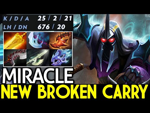 MIRACLE [Abaddon] New Broken Carry No Mercy 25 Kills Dota 2