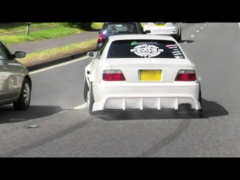 CLOSE CALLS at New Location! - Drive-By Car Show