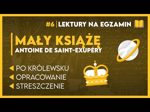 Streszczenie... MAŁY KSIĄŻĘ 📖 - KOMPLETNE OPRACOWANIE + karta lektur ✅️ | Lektury Szkoła Podstawowa