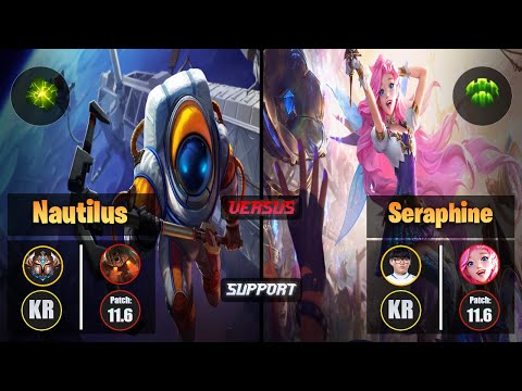 Challenger NAUTILUS [Aftershock] (Support) VS Hoit SERAPHINE - Challenger KR Patch 11.6