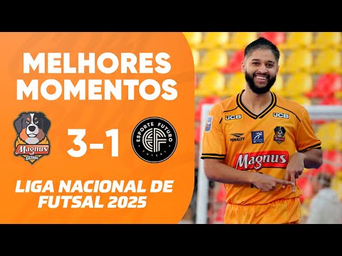 LEANDRO LINO BRILHA E MAGNUS VENCE ESPORTE FUTURO PELA LIGA NACIONAL DE FUTSAL | MELHORES MOMENTOS