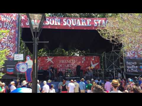 Jeremy Davenport at French Quarter Fest 2017 - Nevertheless I'm in Love With You
