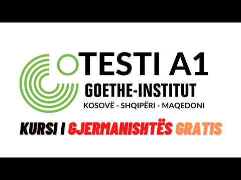 A1 Goethe Testi - Pjesa e Dëgjimit / Hörverstehen Goethe A1