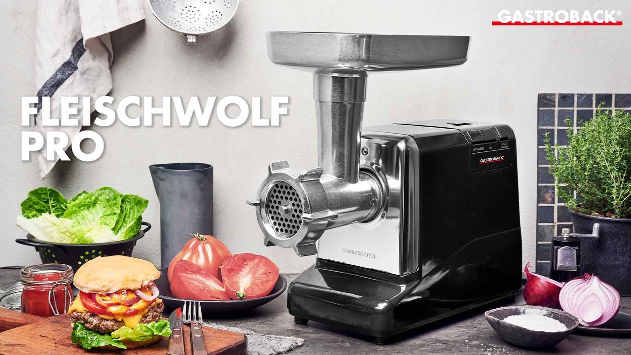 Gastroback Fleischwolf Pro Anthrazit/Silber