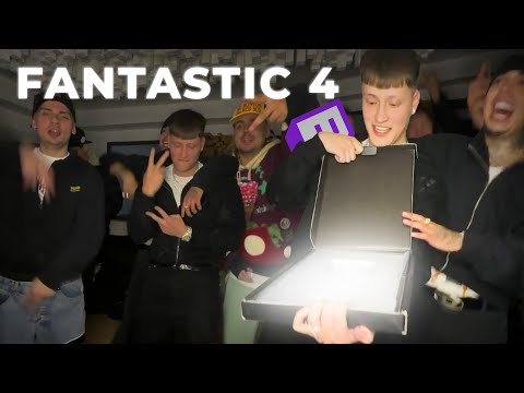 LOS 4 FANTÁSTICOS EN TWITCH ( YOUNG CISTE X KIDD VOODOO X DREFQUILA X EASYKID )