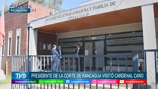 Presidente de la Corte de Rancagua realiza visita a tribunales de Pichilemu, Peralillo y Litueche