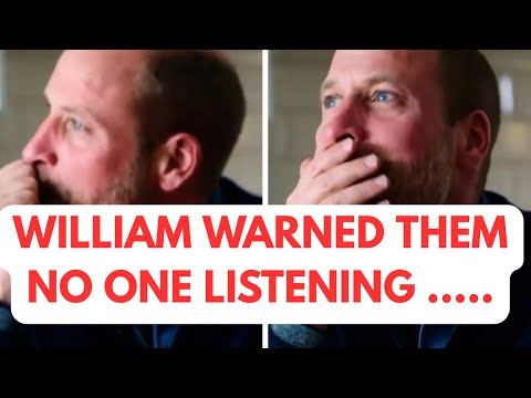 WILLIAM DID WARN THEM - NOW LOOK WHAT'S HAPPENING #royal #news #latest