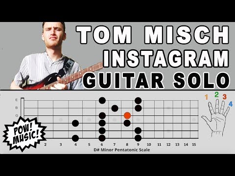 Tom Misch Instagram Guitar Solo Lesson and Music Theory Explanation - Hip Hop & Neo Soul Style