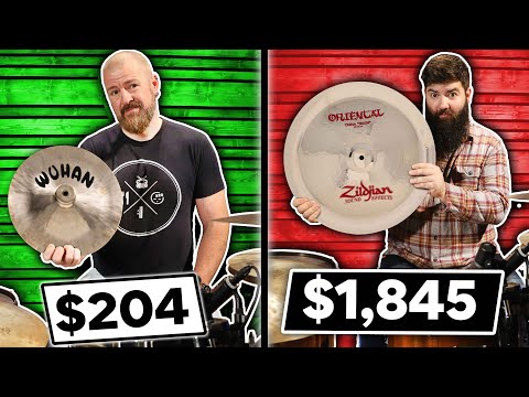 Can You Hear The Difference Between Cheap and Expensive Cymbals? - Ft. @StephenTaylorDrums