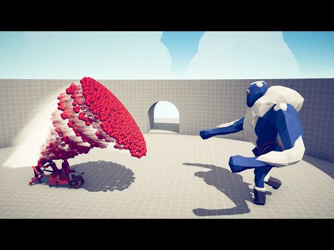 WHEELBARROW GOD vs EVERY BOSS UNIT - Totally Accurate Battle Simulator TABS