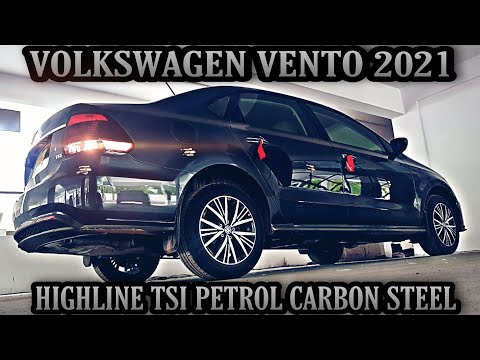 Volkswagen Vento 2021 BS6 Highline 1.0 TSI Petrol Carbon Steel First impressions | Review | Features