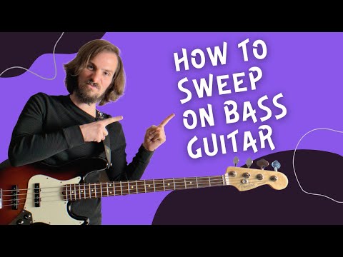 How To Sweep On Bass Guitar