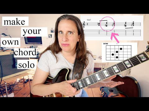a Manual for finding your own Chord Melody Solo