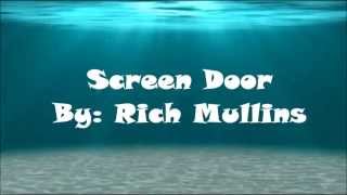 Screen Door with Lyrics