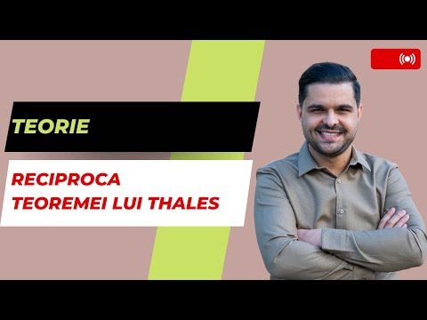 Teorie: Reciproca teoremei lui Thales