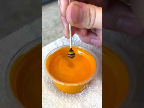 Yummy Chocolate Honey Bee Cake 🐝 #shorts