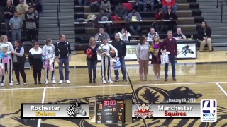 Rochester Girls Basketball Senior Night
