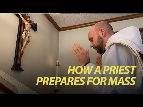 How a Priest Prepares for Mass | Inside the Friary