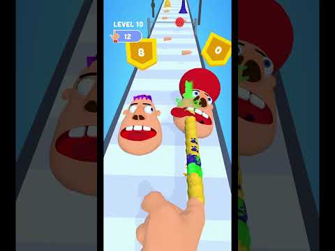 Finger Runner 3D! 👆🏻✨ (Level 10) #runninggames #gaming #shorts