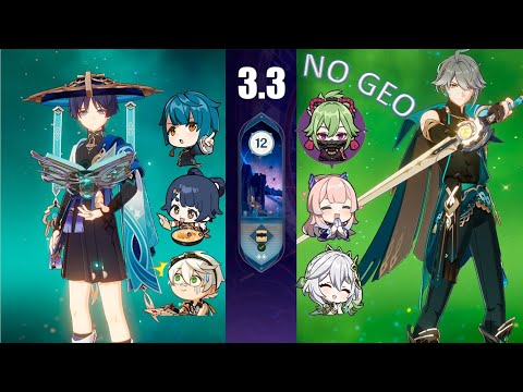 C0 Wanderer National & C0 Alhaitham Quickbloom | 3.3 Spiral Abyss | Floor 12