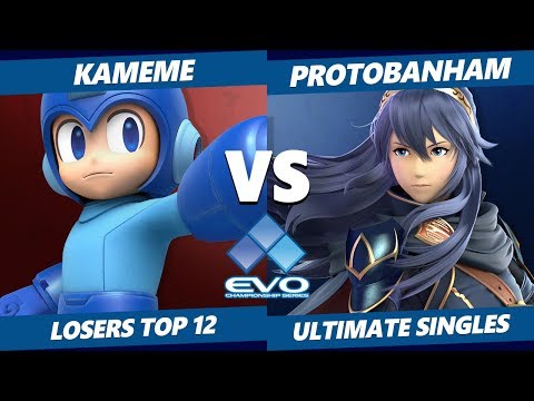 EVO 2019 SSBU - R2G | Kameme (Mega Man) Vs. Protobanham (Lucina) Smash Ultimate Tournament L. Top 12