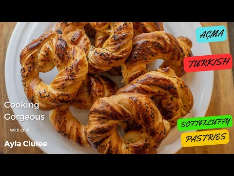 Açma Bread - Soft Buttery and Delicious Turkish Breakfast Pastries