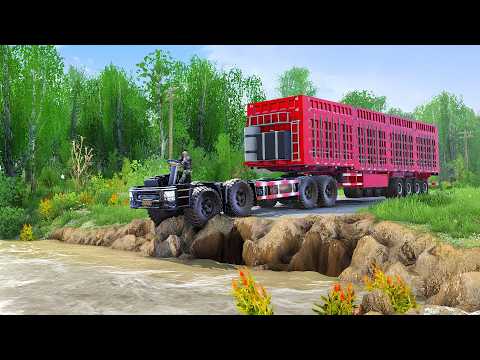 TOP EXPERT Truck Driver EXPOSES Escape on DEADLY River Crossing