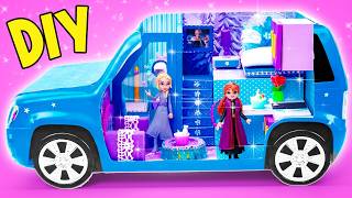 Magical Car-House Build for Snow Queen! 🚗🏰 Frozen DIY! ❄️