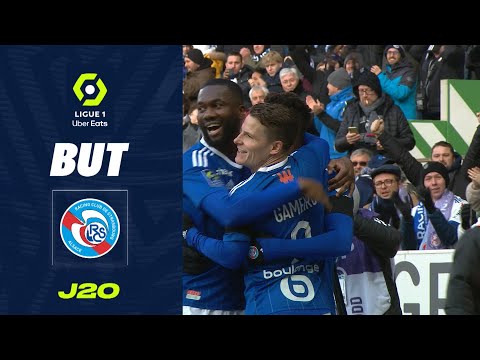 But Kévin GAMEIRO (20' - RCSA) RC STRASBOURG ALSACE - TOULOUSE FC (1-2) 22/23