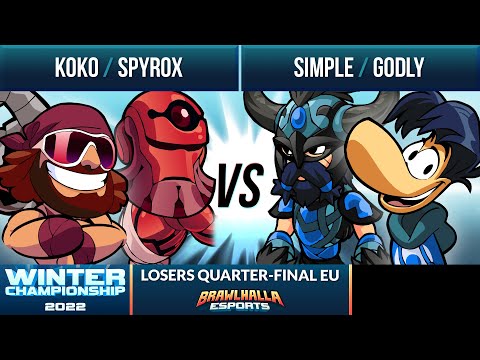 Koko & Spyrox vs Simple & Godly - Loser's Quarter-Final - Winter Championship 2022 - EU 2v2