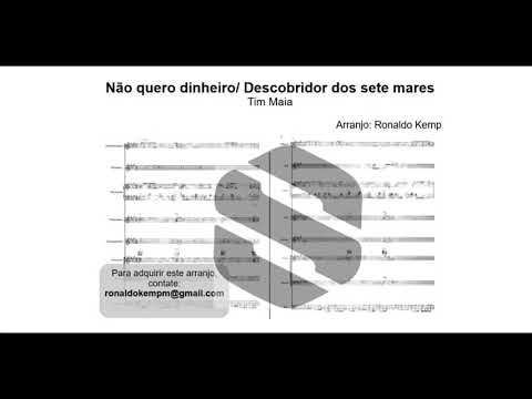 Não Quero Dinheiro / Descobridor Dos Sete Mares - Tim Maia | Percussion Ensemble