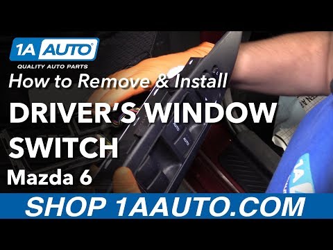 How to Replace Master Window Switch 06-08 Mazda 6