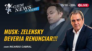 MUSK: ZELENSKY DEVERIA RENUNCIAR!!!