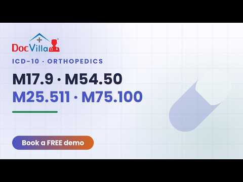 Common Icd 10 Codes For Orthopedics Quick Reference Docvilla