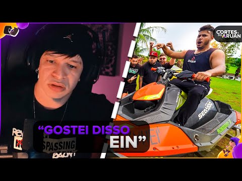ARUAN REAGE: VOU DAR MEU JETSKI PARA ALGUM AMIGO AQUI DA CASA (RENATO GARCIA) - Cortes do Aruan